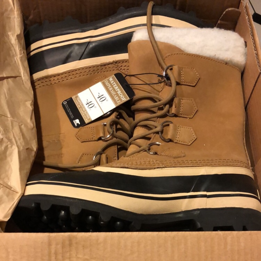 Sorel Caribou Fur Lined Winter Boots
